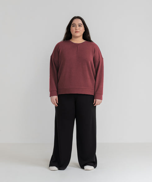 Women's Plus LuxeStretch Sweatshirt
